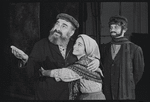 Paul Lipson, Susan Hufford and Michael Zaslow in the stage production Fiddler on the Roof