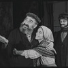 Paul Lipson, Susan Hufford and Michael Zaslow in the stage production Fiddler on the Roof