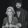 Susan Hufford and Michael Zaslow in the stage production Fiddler on the Roof