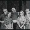 Peg Murray, Peggy Atkinson, Paul Lipson, Susan Hufford and Mimi Turque in publicity for the stage production Fiddler on the Roof