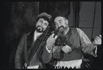 Paul Lipson and unidentified in the stage production Fiddler on the Roof