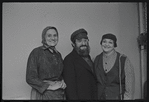 Mimi Randolph, Jan Peerce and Ruth Jaroslow in publicity for the stage production Fiddler on the Roof