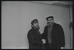 Jan Peerce and Paul Lipson in publicity for the stage production Fiddler on the Roof