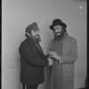Jan Peerce and unidentified in publicity for the stage production Fiddler on the Roof