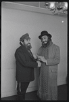 Jan Peerce and unidentified in publicity for the stage production Fiddler on the Roof