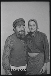 Jan Peerce and Mimi Randolph in publicity for the stage production Fiddler on the Roof