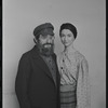 Jan Peerce and unidentified in the stage production Fiddler on the Roof