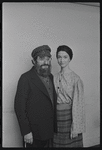 Jan Peerce and unidentified in the stage production Fiddler on the Roof