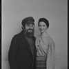 Jan Peerce and unidentified in the stage production Fiddler on the Roof