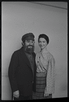 Jan Peerce and unidentified in the stage production Fiddler on the Roof