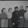 Jan Peerce, Mimi Randolph and unidentified others in publicity for the stage production Fiddler on the Roof