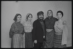 Jan Peerce, Mimi Randolph and unidentified others in publicity for the stage production Fiddler on the Roof