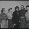 Jan Peerce, Mimi Randolph and unidentified others in publicity for the stage production Fiddler on the Roof