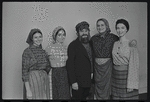 Jan Peerce, Mimi Randolph and unidentified others in publicity for the stage production Fiddler on the Roof