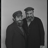 Jan Peerce and Paul Lipson in publicity for the stage production Fiddler on the Roof