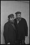 Jan Peerce and Paul Lipson in publicity for the stage production Fiddler on the Roof