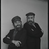 Jan Peerce and Paul Lipson in publicity for the stage production Fiddler on the Roof
