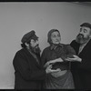 Jan Peerce, Mimi Randolph and Paul Lipson in publicity for the stage production Fiddler on the Roof