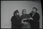 Jan Peerce, Mimi Randolph and Paul Lipson in publicity for the stage production Fiddler on the Roof