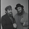 Jan Peerce and unidentified in publicity for the stage production Fiddler on the Roof