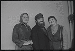 Mimi Randolph, Jan Peerce and Ruth Jaroslow in publicity for the stage production Fiddler on the Roof