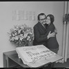 Jan Peerce and unidentified in publicity for the stage production Fiddler on the Roof