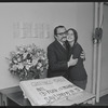 Jan Peerce and unidentified in publicity for the stage production Fiddler on the Roof