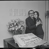 Jan Peerce and unidentified in publicity for the stage production Fiddler on the Roof