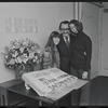Jan Peerce and unidentified others in publicity for the stage production Fiddler on the Roof