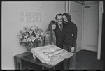 Jan Peerce and unidentified others in publicity for the stage production Fiddler on the Roof