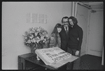 Jan Peerce and unidentified others in publicity for the stage production Fiddler on the Roof