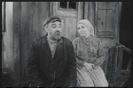 Joe Cusanelli and Laura Stuart in the stage production Fiddler on the Roof