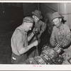 In tractor and combine repair shop. Colfax, Washington