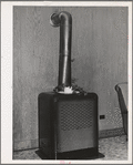 Stove in farmhouse of member of Boundary Farms, FSA (Farm Security Administration) project. Boundary County, Idaho