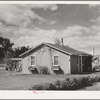 House for permanent farm workers at the FSA (Farm Security Administration) farm family migratory labor camp. Yakima, Washington
