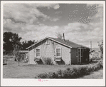 House for permanent farm workers at the FSA (Farm Security Administration) farm family migratory labor camp. Yakima, Washington