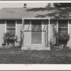House of permanent farm worker at the FSA (Farm Security Administration) farm family migratory labor camp. Yakima, Washington