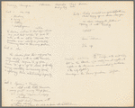 Choreographic notes for Energy Changes (1973), recorded on the verso of a poster for a 1978 Economics of Dance seminar