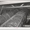 Rollers used in stationary-type mechanical hop picker. Yakima County, Washington