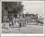 Children playing at the nursery school at the FSA (Farm Security Administration) farm family migratory labor camp. Yakima, Washington