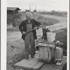 Water from this well is used for household and stock. FSA (Farm Security Administration) rehabilitation borrower who rents from Indian. Yakima County, Washington
