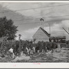 Hop pickers and kiln. Yakima County, Washington