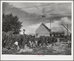Hop pickers and kiln. Yakima County, Washington