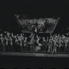 Jay Fox [center] and unidentified others in the 1969 National tour of the stage production Cabaret