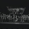 Jay Fox [center] and unidentified others in the 1969 National tour of the stage production Cabaret