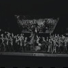 Jay Fox [center] and unidentified others in the 1969 National tour of the stage production Cabaret