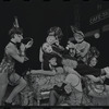 Jay Fox and unidentified others in the 1969 National tour of Cabaret
