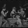 Jay Fox and unidentified others in the 1969 National tour of Cabaret