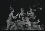 Jay Fox and unidentified others in the 1969 National tour of Cabaret