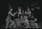 Jay Fox and unidentified others in the 1969 National tour of Cabaret